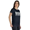 thumbnail image 2 of Inkmeso T-shirt en Coton Col Rond Drôle Pro-Vaccin pour Femmes, 2 of 8