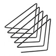 thumbnail image 3 of 2pcs Desktop Books Holder Rack de Archivos Soporte de Almacenamiento de Periódicos, 3 of 9
