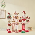 thumbnail image 2 of KG Navidad gran oferta nuevo diseño Adorno de Navidad muñeco de nieve retráctil Santa muñeca telescópica decoración de Navidad muñeca de juguete de Navidad, 2 of 4