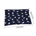 thumbnail image 3 of SHENGXINY 1PCS Dog Door Bed Mat,super soft Cat Mat Milk Velvet Universal Dog House Mat,Pet Mat Dark Blue 22.44x17.72in, 3 of 6