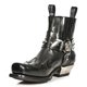 thumbnail image 3 of Botas de hombre con tacón grueso bordado y estilo punk Martin en color negro quemado, 3 of 4