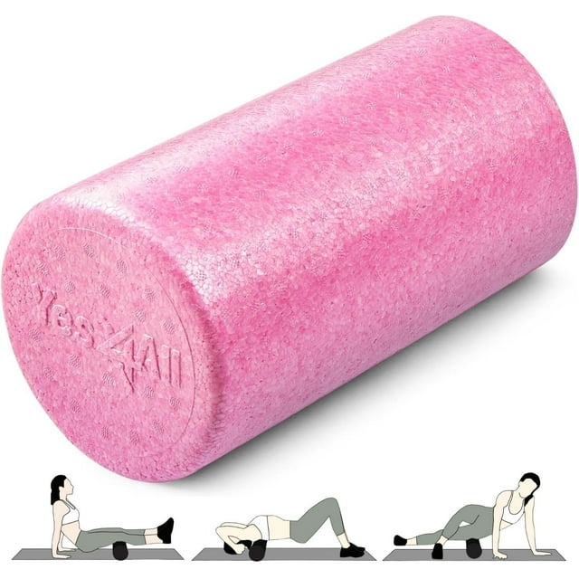 Rouleau en Mousse à Dos Rond en EPP Haute Densité pour Exercice, Yoga, Pilates et Étirements