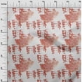 thumbnail image 2 of oneOone Tissu Polyester Lycra Pêche Foncé Texture & Mandala Aquarelle Matériel de Robe Tissu Imprimé Tissu au Mètre 56 Pouces de Large, 2 of 4