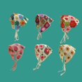 thumbnail image 4 of Pañuelo para la cabeza con cordones de estilo dulce, diadema de punto fresca y pequeña con forma de girasol, bufanda triangular, diadema para acampar en verano, 4 of 6