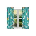 thumbnail image 2 of Mkhert Dragonflies Blackout Window Curtain Kitchen Curtain 26X39 Inch, 2 Panels, 2 of 3
