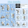 thumbnail image 6 of Christmas Decorative Glass Window Stickers, Static Cling Stickers, New Year's Event Festive Scene Decorations, Shop Window Glass Stickers And Decals., 6 of 7