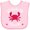 AD-Pink, variant on Inktastic Rehoboth Beach Delaware Boys or Girls Baby Bib