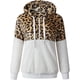 thumbnail image 4 of Abrigo cálido para mujer Chaqueta con cremallera Leopardo Empalme Blusa de manga larga Abrigo con capucha Pompotops qwe16291, 4 of 6