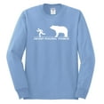 thumbnail image 2 of Wild Bobby Ancient Personal Trainers Funny Bear Chase Men Long Sleeve Shirt, 2 of 6