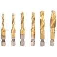 thumbnail image 1 of Thread Tap, Long Service Life Screw Tap, Hardness For Tapping Various Threads Home Electric Drill Short Type, 1 of 8