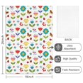 thumbnail image 2 of 6 Pcs Pioneer Flower Floral Print Pattern Kitchen Towels, Funny Microfiber Dish Towel Set, 18" X 26" Tea Towels, 2 of 6