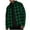 Green#02, variant on Purcolt Men's Flannel Printed Shirt Long Sleeve Oversized Button Down Casual Plaid Shirt