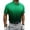 Army Green, variant on Golf Dress Shirts for Men , Short Sleeve Collared Gradient Breathable Lightweight Athletic Outdoor Wear