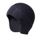 thumbnail image 1 of Gorros holgados para hombre, gorros de punto plegables con orejeras, resistentes al viento y elásticos, para invierno., 1 of 4