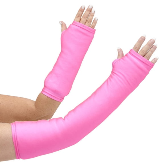 CastCoverz! Designer Arm Cast Cover - Neon Pink - Large Short: 13" Length X 13" Circumference - Removable and Washable - Made in USA