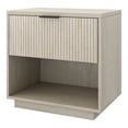 thumbnail image 5 of Karten 24" Wide Rectangular Fluted Nightstand in Alder White, 5 of 5