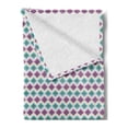 thumbnail image 2 of Guatemalan Soft Flannel Fleece Throw Blanket, Abstract Geometric Vibrant Maya Mystic Culture Folk Design, Cozy Plush for Indoor and Outdoor Use, 50" x 70", Multicolor, by Ambesonne, 2 of 5