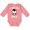 Mauve, variant on Inktastic I Love My Uncle with Cute Penguin and Hearts Girls Long Sleeve Baby Bodysuit
