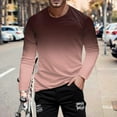thumbnail image 2 of VJATTWR Long Sleeve Shirts for Men Sun Lightweight Wicking Running Jogging Athletic Workout Tee Shirt L, 2 of 4