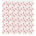 thumbnail image 3 of Ambesonne Christmas Shower Curtain, Ornamental Trees Stars, 69"Wx75"L, Pink Blush, 3 of 5