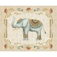 thumbnail image 3 of Brissonnet, Daphne 24x20 Black Modern Framed Museum Art Print Titled - Elephant Walk III, 3 of 5