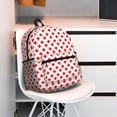 thumbnail image 2 of Gukieu Red Cross Print Backpack, Waterproof Backpack with Adjustable Shoulder Straps, Suitable for Campus, Business, Travel, Unisex, 2 of 6