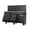 Black, variant on 60-Inch Rolling Tool Workbench Chest Cabinet with 10 Drawers, 1 Door, Pegboard, Lock, Charging Station, Rubberwood Top, Mobile Garage Storage Workbench on Wheels 1750 lbs