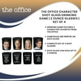 thumbnail image 7 of The Office Character Shot Glass Drinking Game | 2 Ounce Glasses | Set of 4, 7 of 7