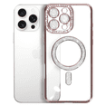 thumbnail image 6 of Entronix Magnetic Clear Case Compatible with iPhone 16 Pro Max, Sparkly Crystal Cover, Rose, 6 of 9