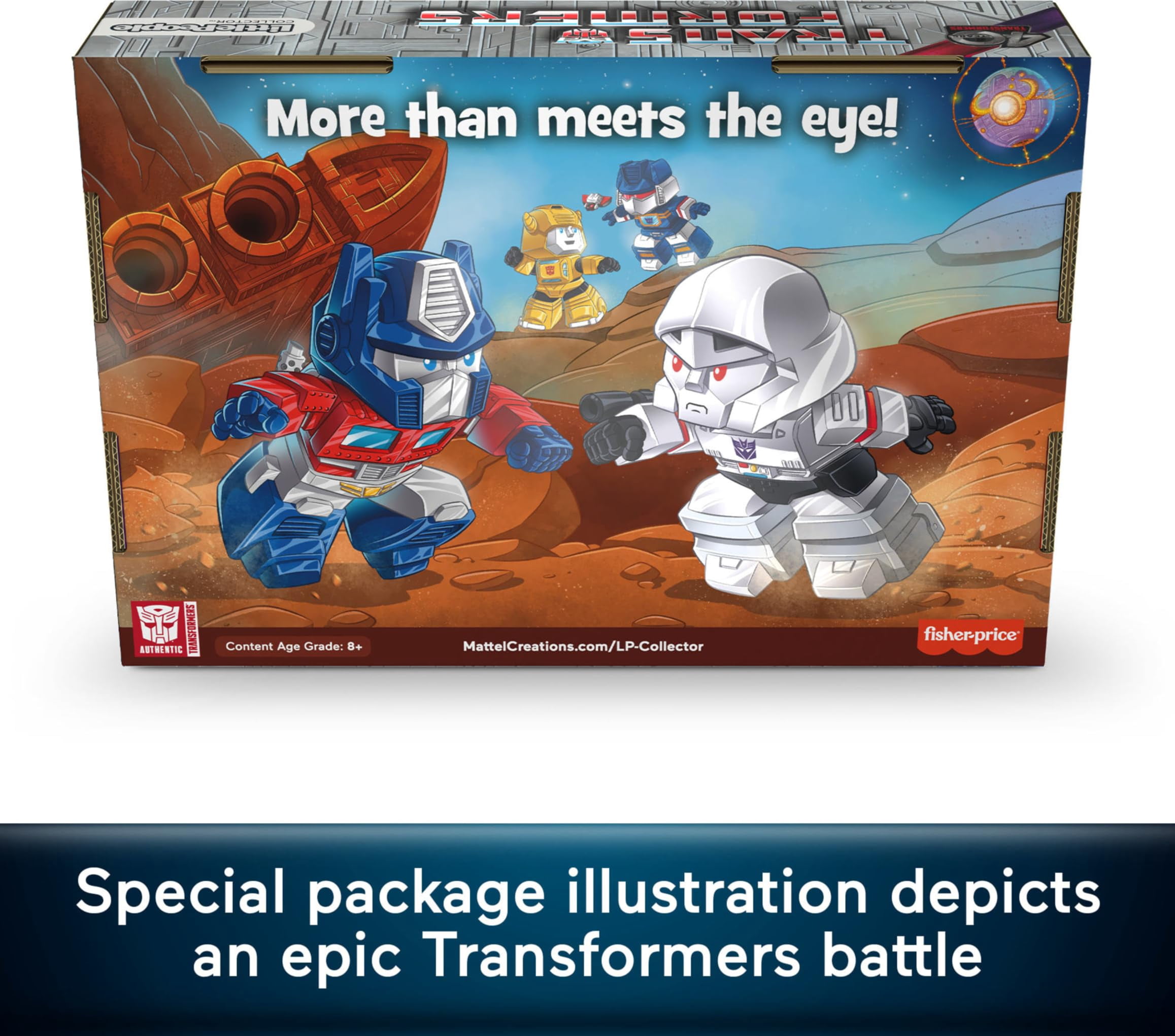 Fisher Price Little People Transformers Set of 4 Toy New With Tag