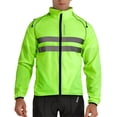 thumbnail image 3 of Packable Cycling Jacket Hooded Running Coat Lightweight Biking Windbreaker, 3 of 8