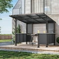thumbnail image 2 of Kullavik 10x10 Outdoor BBQ Gazebo Shelter,Hardtop Grill Gazebo Canopy,Outdoor Metal Grill Gazebo Tent for Barbecue and Picnic,Galvanized Steel BBQ Gazebo for Patio,Backyard,Lawn,Garden, 2 of 7