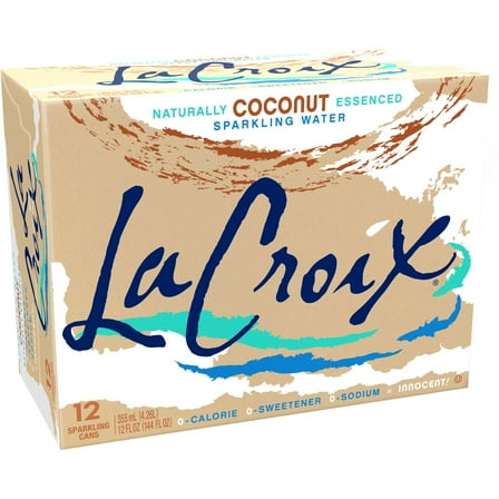 La Croix Coconut Flavored Sparkling Water - 12 PK, 144.0 FL OZ