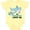 Banana Yellow, variant on My Grandad Loves Me with Cute Sharks Boys or Girls Baby Bodysuit