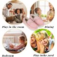 thumbnail image 7 of VONMAY Boys Girls Moccasins Slippers Memory Foam House Shoes Big Kids, 7 of 7