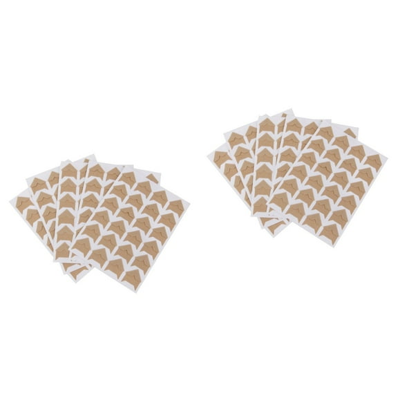 20 Sheets  Photo Mounting Corners Self-adhesive Paper Photo Corner Stickers DIY Picture Accessories for Diary Album