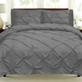 thumbnail image 4 of Luxury 9 Piece Pinch Pleat Pintuck Comforter and Sheets Bed in a Bag Set, 4 of 4