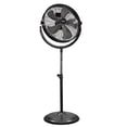 thumbnail image 1 of Comfort Zone Ventilador de pedestal industrial de alta velocidad, perfil delgado, aspas de aluminio e inclinación ajustable, 20 pulgadas, 3 velocidades, construcción totalmente metálica, ideal para ga, 1 of 5