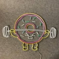 thumbnail image 4 of Glowneon Donut Lift The Weight Neon Sign , Bakery Shop Wall Art Decor, 4 of 4