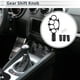 thumbnail image 2 of Pomo de Cambio Universal Unique Bargains para Coche, Pomo de Palanca de Cambios de Acrílico para Vehículos Automáticos y Manuales con 3 Adaptadores Negro 1 Juego, 2 of 7