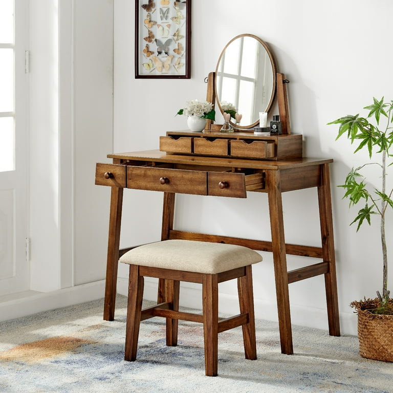 Gwendolyn vanity set with mirror discount