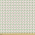 thumbnail image 2 of Ambesonne Geometric Fabric by the Yard Upholstery, Squares Polka Dots, 1 Yard, Pale Pink White, 2 of 5