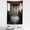thumbnail image 1 of Industrial Tapestry, Rusty Storage Warehouse with Big Gate Doorway Aged Structure Machines Image, Fabric Wall Hanging Decor for Bedroom Living Room Dorm, 5 Sizes, Multicolor, by Ambesonne, 1 of 1