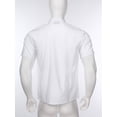 thumbnail image 3 of zdhoor Unisex Short Sleeve Chef Coat for Mens Womens Chef Jacket with Pockets Kitchen Uniform T White L, 3 of 6