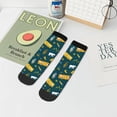 thumbnail image 7 of Pofeuu Camping Print 30cm Socks, Adult Running Hiking Socks for Youth and Adult, 7 of 7