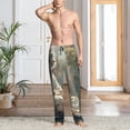 thumbnail image 2 of Fotbe Forest Meditating White Tiger Pantalones de Pijama para Hombre, Pantalones de Dormir, Pantalones de Casa con Cintura Ajustable y Bolsillos-Small, 2 of 6
