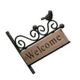 thumbnail image 1 of Welcome Sign Mini Bird Pattern Plaque For front door Door Indoor Outdoor Beach Office Window, 1 of 9