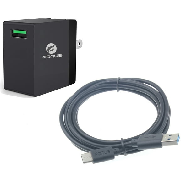 Compatible With Coolpad Legacy - 18W Adaptive Fast Home Charger 6ft USB Type-C Cable Smart Detect Adapter Travel Wall AC Power G9D