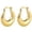 B-Yellow, variant on Hoop Earrings for Women 43MM Chunky Teardrop 18K Gold Plated Classic Hypoallergenic Jewelry Anniversary Gift for Her