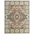 thumbnail image 1 of Unique Loom Tapis de Zone Texturé Narenj Médaillon 8 Pieds x 10 Pieds Rectangle Ivoire/tan, 1 of 10